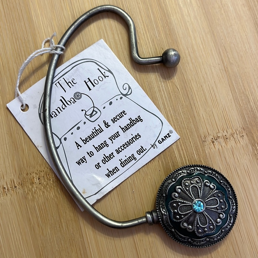 Ganz Silver/Pewter Purse/Handbag Hook